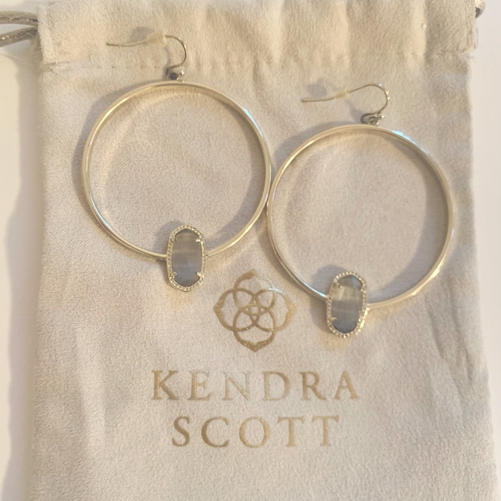 Kendra Scott gold hoops